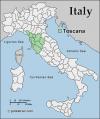 Тоскана - Toscana - край с открытки