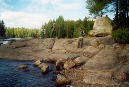 Река Писто - рыбалка в Карелии.