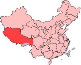 Тибетский (Сицзан) - Tibet - автономный регион на западе Китая