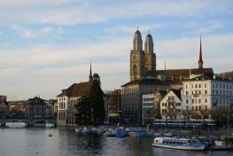 Гроссмюнстер - Grossm&#252;nster - собор в романском и готическом стилях - Цюрих