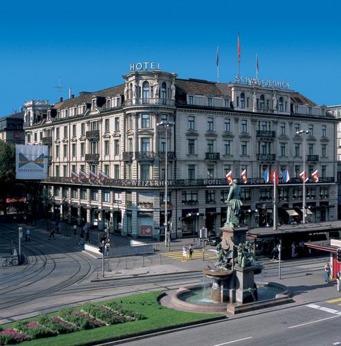 Цюрих - Отель Schweizerhof - фото