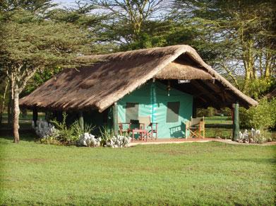 Кенийские горы и Национальный парк Абердаре - отель Sweetwaters Tented Camp