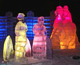 ледяные скульптуры в Москве 2006 года