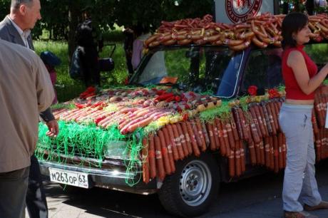 колбасная лавка для туристов :)