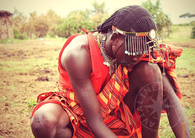Воин масаи - Кения