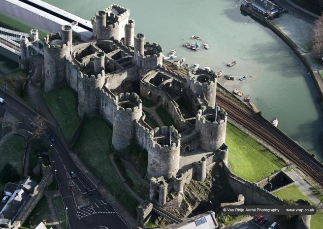 Великобритания - замок - Conwy Castle - North Wales