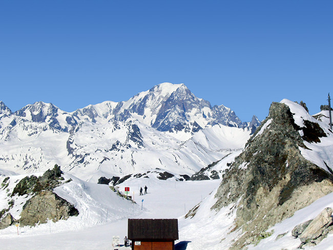Лез Арк горнолыжный курорт Франции фото