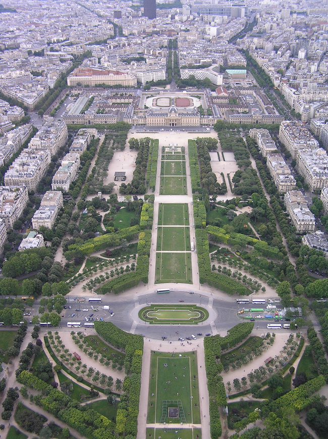 Париж - вид с Эйфелевой башни, фото flickr.com