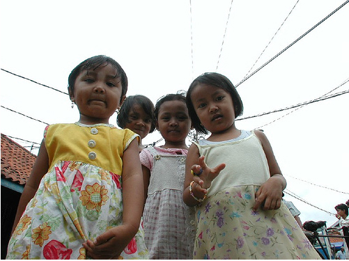 Джакарта, дети, Индонезия, фото
