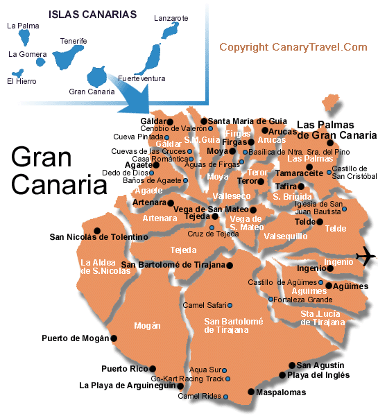 Гран Канария карта фото