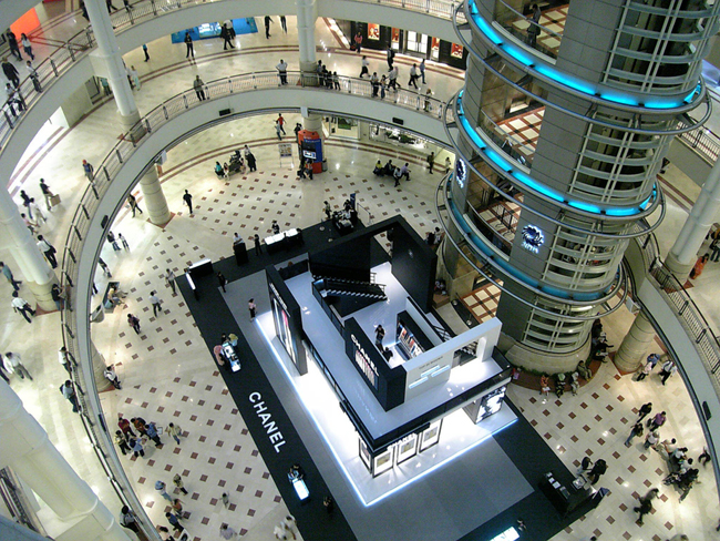 Малайзия - Куала-Лумпур - торговый центр - фото