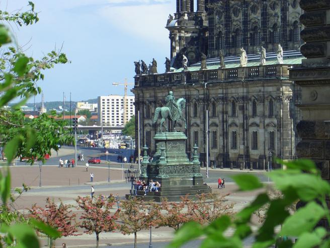 Центр Дрездена - Германия фото flickr.ru