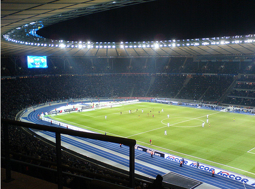 Стадион в Берлине - фото flickr.com
