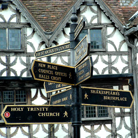 Stratford-upon-Avon - здесь родился Шекспир