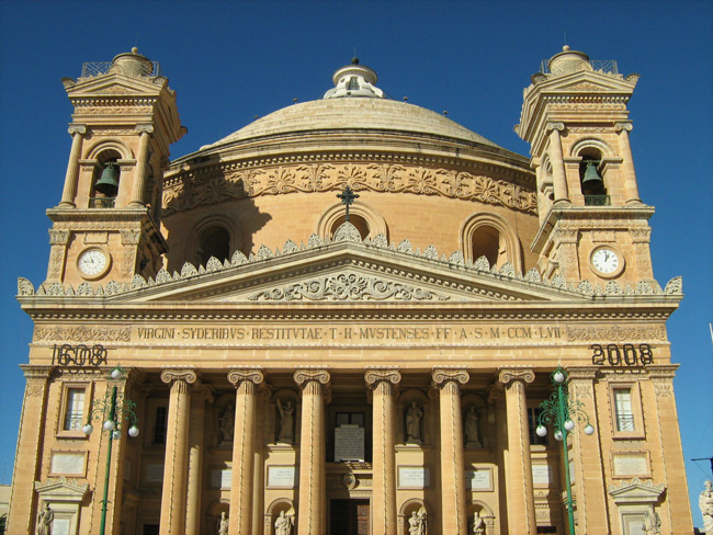 Мальта - приходская церковь в Мосте, посвящённая Успению Богоматери - фото