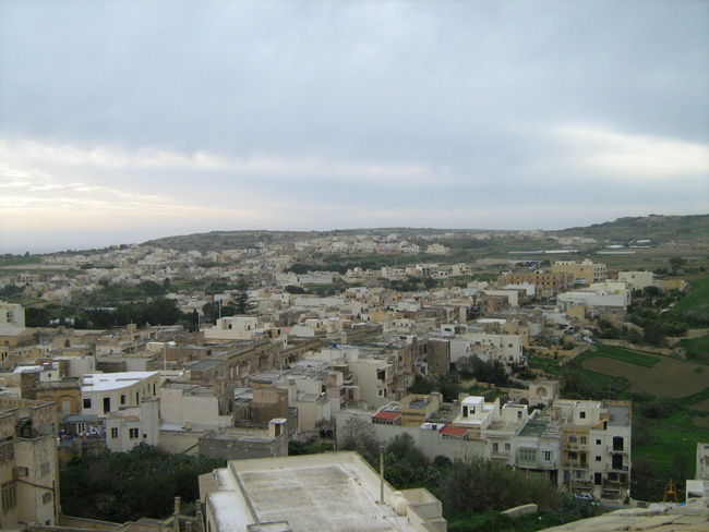 Мальта -вид со стен Цитадели острова Гозо - фото