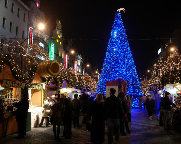 Вацлавская площадь - Новый год и Рождество