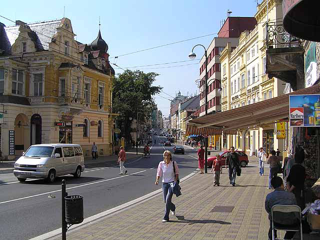 Теплице - центр города - Масарикова улица - фото spvd.cz