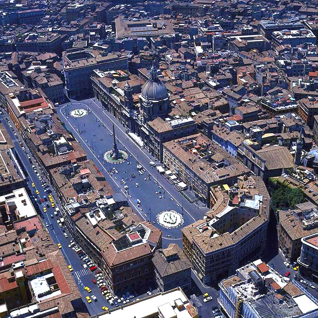 Площадь в Рима - Пьяцца Навона - фото