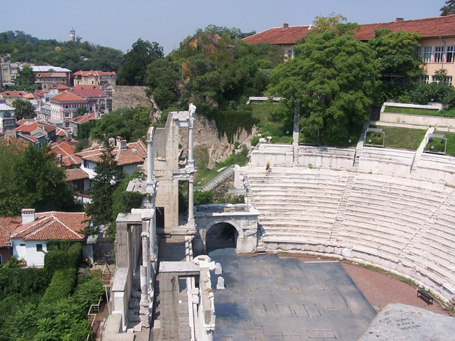 Пловдив - римский амфитеатр - фото