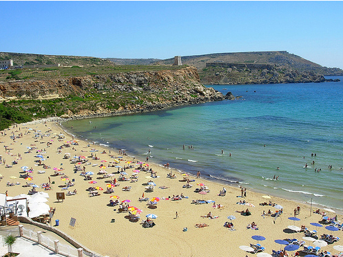 Мальта Золотой пляж - фото