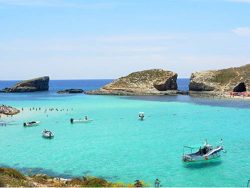 Комино - голубая лагуна Мальта - фото