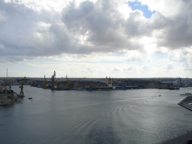 Мальта - Панорама порта Валетта