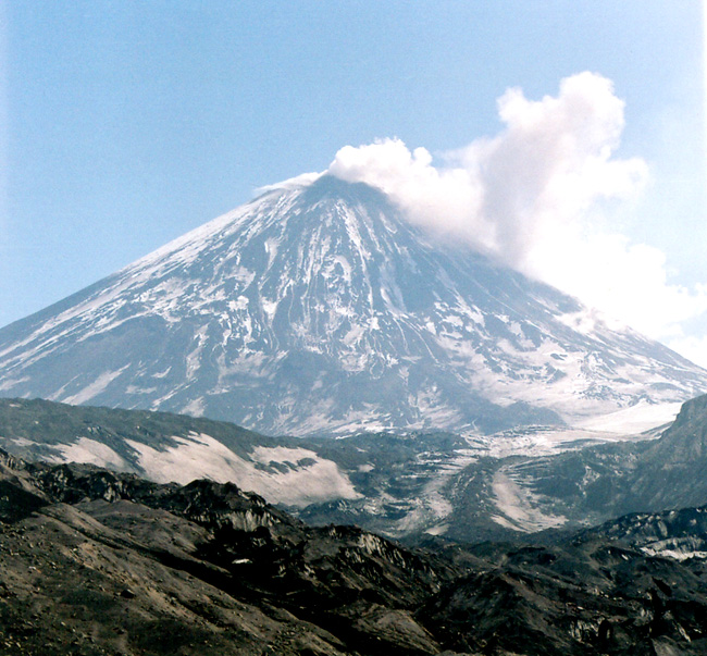 Камчатка - вулкан - фото