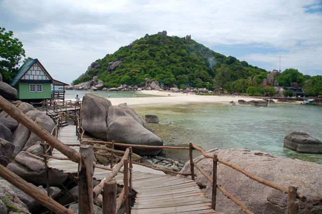 Таиланд Остров Кох Тао - пляж Koh Nang Yuan