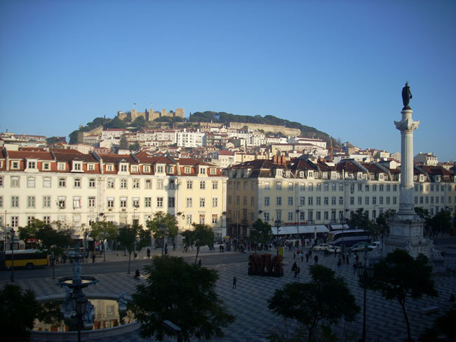 Лиссабон - Plaza de Rossio - фото города