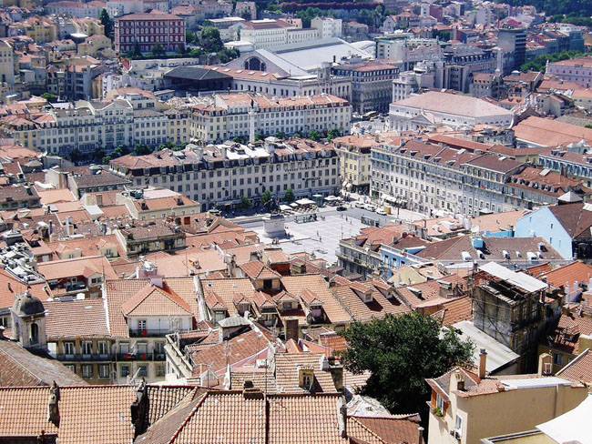 Лиссабон - Plaza de Rossio - фото города