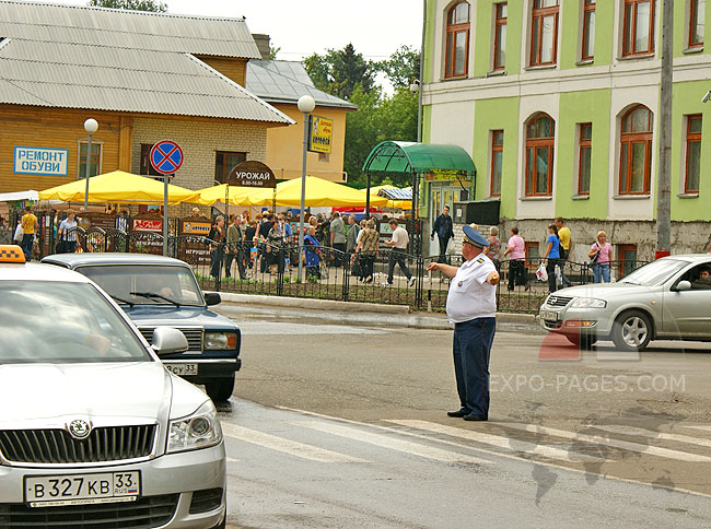 Регулировщик на дороге - Муром