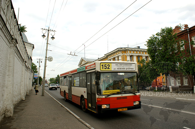 Движение общественно транспорта во Владимире