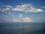 Крым - южный берег - вечернее небо и море Алушты