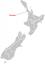 Карта положения Окланда Новой Зеландии